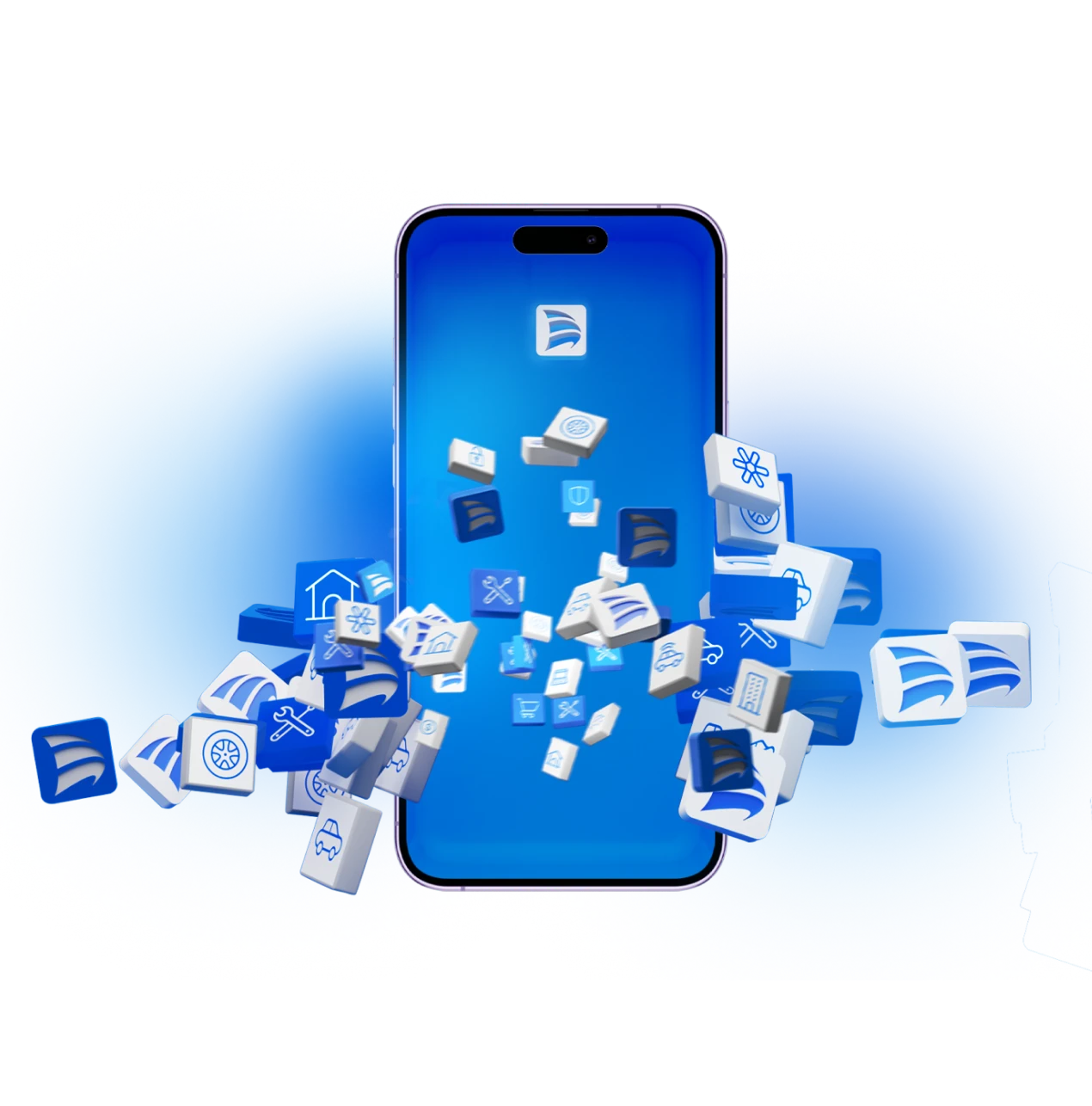 celular com aplicativos